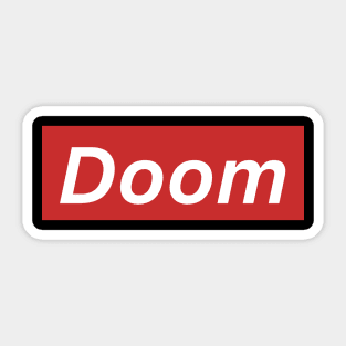 Doom Sticker